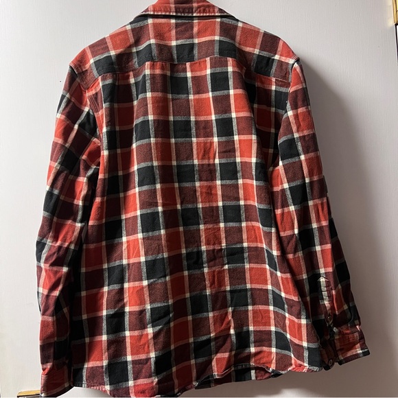 Carhartt Hubbard Plaid Flannel Button Up Long Sleeves Size L - Picture 3 of 7